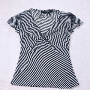 New York & company zebra top